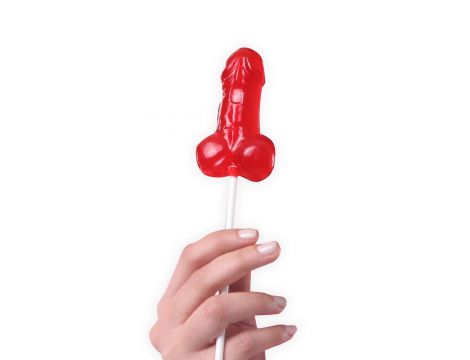 Lizak truskawkowy penis realistyczny Secret Play