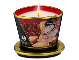 Świeca do masażu Shunga Romance truskawka szampan