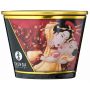 Świeca do masażu Shunga Romance truskawka szampan - 4