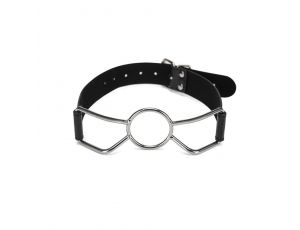 Knebel Me You Us Spider Gag czarny skóra PU