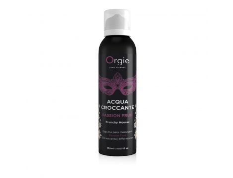 Mus do masażu chrupiący Orgie Acqua Croccante marakuja 150 ml