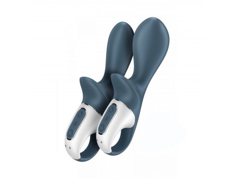 Nadmuchiwany wibrator analny Satisfyer Air Pump Booty 2 ciemnoszary USB - 5