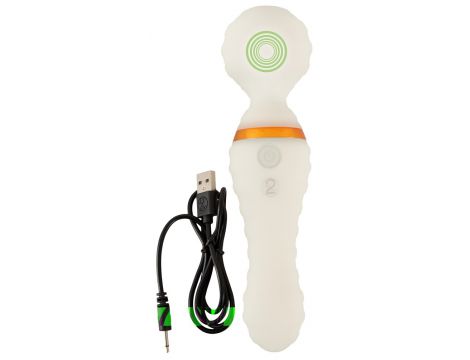 Wibrator wand You2Toys świecący w ciemności USB 19,5 cm - 5