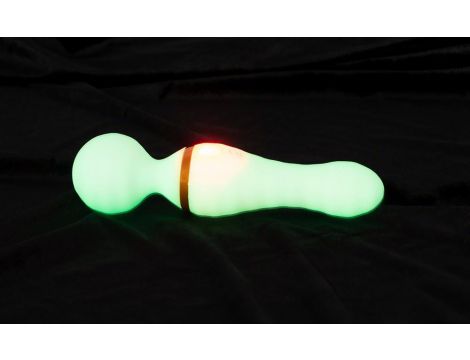 Wibrator wand You2Toys świecący w ciemności USB 19,5 cm - 10