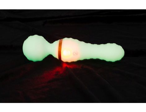 Wibrator wand You2Toys świecący w ciemności USB 19,5 cm - 11