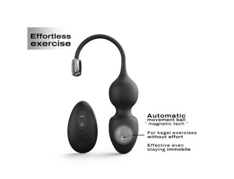 Kulki gejszy wibrujące Dorcel Love Balls czarne USB 9 cm - 2