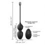 Kulki gejszy wibrujące Dorcel Love Balls czarne USB 9 cm - 6