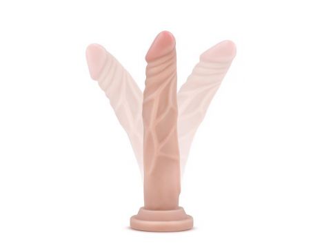 Realistyczne dildo Blush Dr Skin Basic beżowe 19 cm PVC - 4