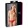 Stringi koronkowe Cottelli Lingerie czerwone otwarte M
