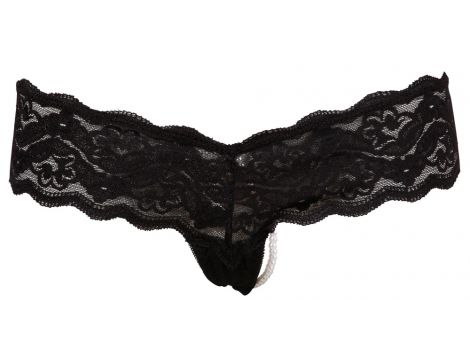 String pearls black XL - 10