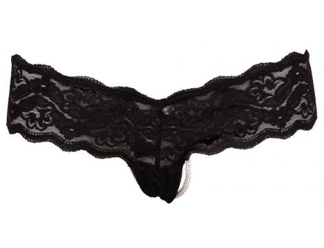 String pearls black XL - 15