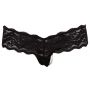 String pearls black XL - 16