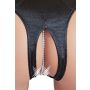 Stringi z perełami Cottelli Lingerie czarny XL - 10
