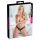 Stringi z perełami Cottelli Lingerie czarny XL