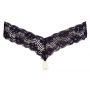 Stringi z naszyjnikiem pereł Cottelli LINGERIE - 12