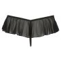 Stringi z falbankami ouvert Cottelli LINGERIE czarny L - 14