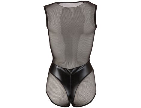 Body z zamkiem w kroczu Cottelli PARTY czarny S - 12