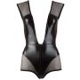 Body z zamkiem w kroczu Cottelli PARTY czarny S - 9