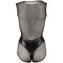 Body z zamkiem w kroczu Cottelli PARTY czarny S - 13