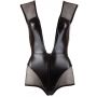 Body z zamkiem w kroczu Cottelli PARTY czarny S - 8