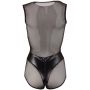 Body z zamkiem w kroczu Cottelli PARTY czarny S - 16