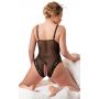 Body erotyczne ouvert z siatki Cottelli Curves 3XL - 8