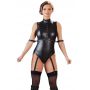 Body z szelkami Cottelli BONDAGE czarne S - 6