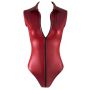 Body z suwakiem Cottelli PARTY bordowe S - 17