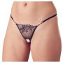 Stringi Cottelli LINGERIE czerwone z kamieniami M/L - 5