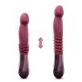Dildo z pchnięciem Temptasia Trixie winne silikonowe 25 cm - 3