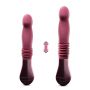 Dildo z pchnięciem Temptasia Trixie winne silikonowe 25 cm - 4