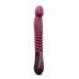 Dildo z pchnięciem Temptasia Trixie winne silikonowe 25 cm - 6