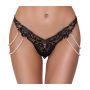 Stringi z perłami Cottelli LINGERIE M/L - 4