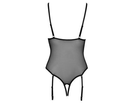 Body erotyczne bez krocza Cottelli LINGERIE czarne S - 18