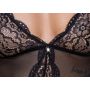 Body erotyczne bez krocza Cottelli LINGERIE czarne S - 15