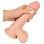Dildo realistyczne Nature Skin z ruchomą skórą 19,9 cm TPE - 17
