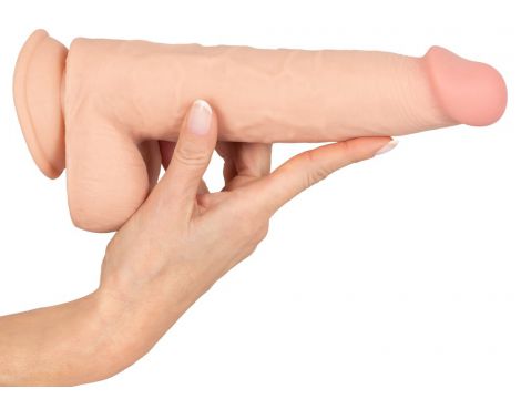 Dildo realistyczne z ruchomą skórą Nature Skin 25 cm - 15