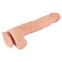 Dildo realistyczne z ruchomą skórą Nature Skin 25 cm - 11