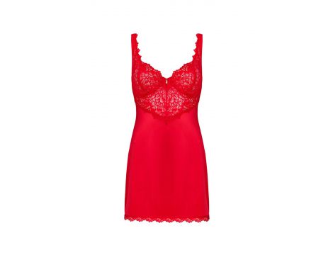 Czerwona koronkowa koszulka z stringami Amor Cherris Obsessive S/M - 5