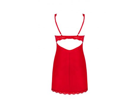 Czerwona koronkowa koszulka z stringami Amor Cherris Obsessive S/M - 6