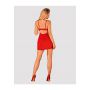 Czerwona koronkowa koszulka z stringami Amor Cherris Obsessive S/M - 5