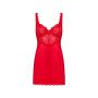 Czerwona koronkowa koszulka z stringami Amor Cherris Obsessive S/M - 6