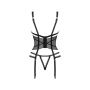 Gorset Lanelia siateczkowy Obsessive czarny M/L - 7