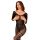 Bodystocking Obsessive G329 z imitacją gorsetu czarny S/M/L