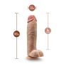 Dildo z kulkami Dr Skin Mr Mister beżowy 27 cm - 5