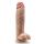 Dildo z kulkami Dr Skin Mr Mister beżowy 27 cm