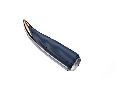 Męski masturbator obrotowy pchający z wibracją B Series Cute niebieski USB - 4