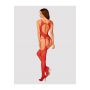 Bodystocking Obsessive N122 czerwony S/M/L - 5