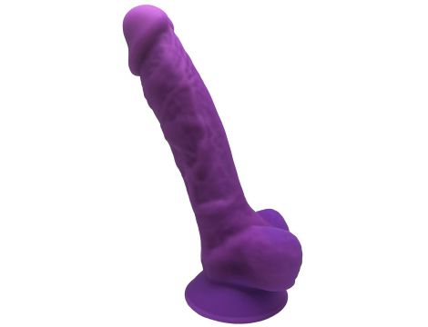Realistyczne dildo Silexd fioletowe 17,5 cm