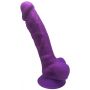 Realistyczne dildo Silexd fioletowe 17,5 cm - 2